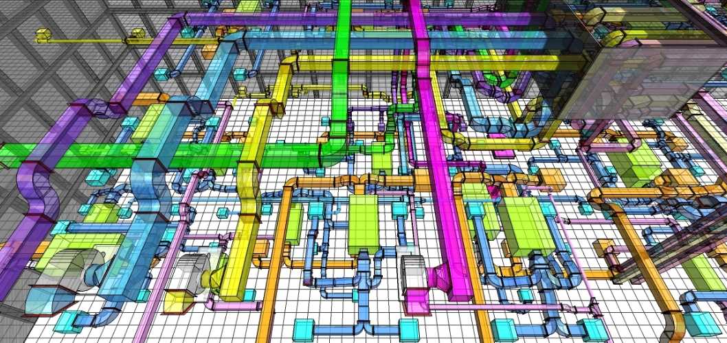 3Dダクト図面